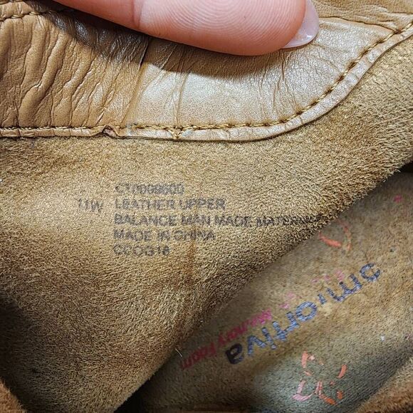 Comfortiva Kinsley Bootie Women's 11 Wide Brown Leather Ankle Book Round Toe - Picture 6 of 7